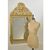 SPECCHIO ANTICO CON UCCELLINI, SPECCHIERA  ANTICA DEL SETTECENTO, CORNICE DORATA IN LEGNO INTAGLIATO. (SPC186)