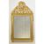 SPECCHIO ANTICO CON UCCELLINI, SPECCHIERA  ANTICA DEL SETTECENTO, CORNICE DORATA IN LEGNO INTAGLIATO. (SPC186)