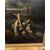 Paesaggio con tuono e figure, olio su tela del ‘700, scuola romana