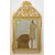 SPECCHIO ANTICO CON UCCELLINI, SPECCHIERA  ANTICA DEL SETTECENTO, CORNICE DORATA IN LEGNO INTAGLIATO. (SPC186)