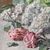 QUADRI ANTICHI, ART NOUVEAU, NATURA MORTA CON FIORI DI ROSE E LILLÀ, OLIO SU TELA, XX SECOLO. (QF627)