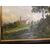 Pittura tavola ad olio 