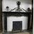 Chm528 black marble fireplace, mis. Cm 232 x 153 cm     