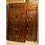 pts640 two doors in walnut inlaid in tablet, first half 1800, mis. h 222 x 106 cm max     