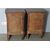 Antica coppia di comodini cappuccini   noce massello Lombardia  1840 . Restaurati  Mis L 49 x 35 . H 80 . 