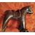 Antique Indian bronze toy in the shape of a horse     