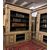 LIB158 - N°3 mobili libreria laccati e dipinti, epoca I metà '800, misure cm L 222/257 x H 278 x P 40