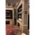 LIB158 - N°3 mobili libreria laccati e dipinti, epoca I metà '800, misure cm L 222/257 x H 278 x P 40