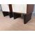COPPIA DI PICCOLI COMODINI DESIGN ANNI '50 - '60 IN MOGANO E PERGAMENA