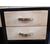 SCRIVANIA CATTEDRA ART DECO IN LEGNO LACCATO NERO E PERGAMENA 1930-40