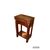 Mobiletto piccola consolle stile Impero in Legno di mogano e piuma di mogano