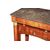Mobiletto piccola consolle stile Impero in Legno di mogano e piuma di mogano