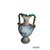 Vaso in Ceramica Stile Liberty di fine 1800 con Animali