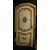 ptl468 lacquered door, eighteenth century, mis. 260 x 130 cm max     
