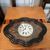orologio in legno cm. 62 x 50 
