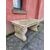 Coppia di panchine in pietra gallina francese - 123 x 58 cm