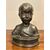 Busto di bronzo di un ragazzo dell'800