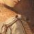 Dipinto ritratto di giovane nobildonna del XIX secolo