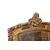 Specchiera francese in legno dorato foglia oro di inizio 1800 Stile Luigi XVI