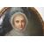 Olio su tela francese del 1600 Ritratto di Dama con Cornice dorata