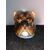 Scatola porta-tabacco in porcellana raffigurante testa di cane bulldog.Dresda,Germania