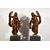 Coppia di sculture barocche in legno di noce, Veneto, fine XVII secolo