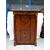Secretaire a colonna piena in noce Impero 1820 francese chiave a quadrifoglio