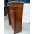 Secretaire a colonna piena in noce Impero 1820 francese chiave a quadrifoglio