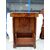 Secretaire a colonna piena in noce Impero 1820 francese chiave a quadrifoglio