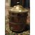 al169 - brass charcoal port, cm 30 x 30 xh 38     
