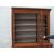 LIBRERIA A TRE PORTE IN NOCE EPOCA META' 800 FRANCIA RESTAURATA  cm L 204xP58xH258