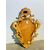Antica Specchiera in ceramica, dipinta stile veneziano, primi '900. Mis 54x36 cm