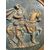 Targa in terracotta primi '900 raffigurante San Martino, mis 24 cm