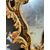 Antica Specchiera in ceramica, dipinta stile veneziano, primi '900. Mis 54x36 cm
