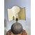 Lampada in ceramica vintage anni '70, h44 cm