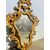 Antica Specchiera in ceramica, dipinta stile veneziano, primi '900. Mis 54x36 cm