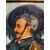 Antico dipinto raffigurante Bersagliere, olio su tavola, primi '900, mis 34x32 cm