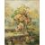 Pittore francese (datato 1919) - Natura morta con vaso di rose.