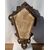Acquasantiera in legno dorato. Italia, XVIII sec.