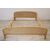 Letto vintage anni '80 in bambù e paglia di Vienna PREZZO TRATTABILE