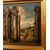 Coppia di capricci architettonici, Seguace di Niccolò Codazzi (Napoli, 1642 - Genova, 1693)