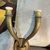 Antica coppia di applique Giò Ponti in Bronzo . Anni 30  due bracci . Mis  37 x 25 