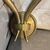 Antica coppia di applique Giò Ponti in Bronzo . Anni 30  due bracci . Mis  37 x 25 