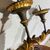 Antica coppia di bracci antichi del 700 in legno dipinto dorati e laccati . Applique candelabri 