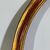 Antica grande cornice ovale epoca XVII sec .  laccata oro e porpora 178 x 138 ( utile 165,5 x125,3)