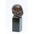 Bronze sculpture with bust face of a child     
