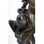 Scultura antica in bronzo patinato raffigurante Hebe con l'aquila di Giove firmata "DRUOT".Periodo XIX secolo.