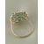 ANELLO ORO GIALLO DIAMANTI E SMERALDI