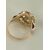 ANELLO CON DIAMANTE CENTRALE, ORO 18 KT