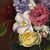 DIPINTI ANTICHI DI FIORI, NATURE MORTE CON GIGLI E ROSE, OLIO SU TELA, DELL 800. (QF635)
